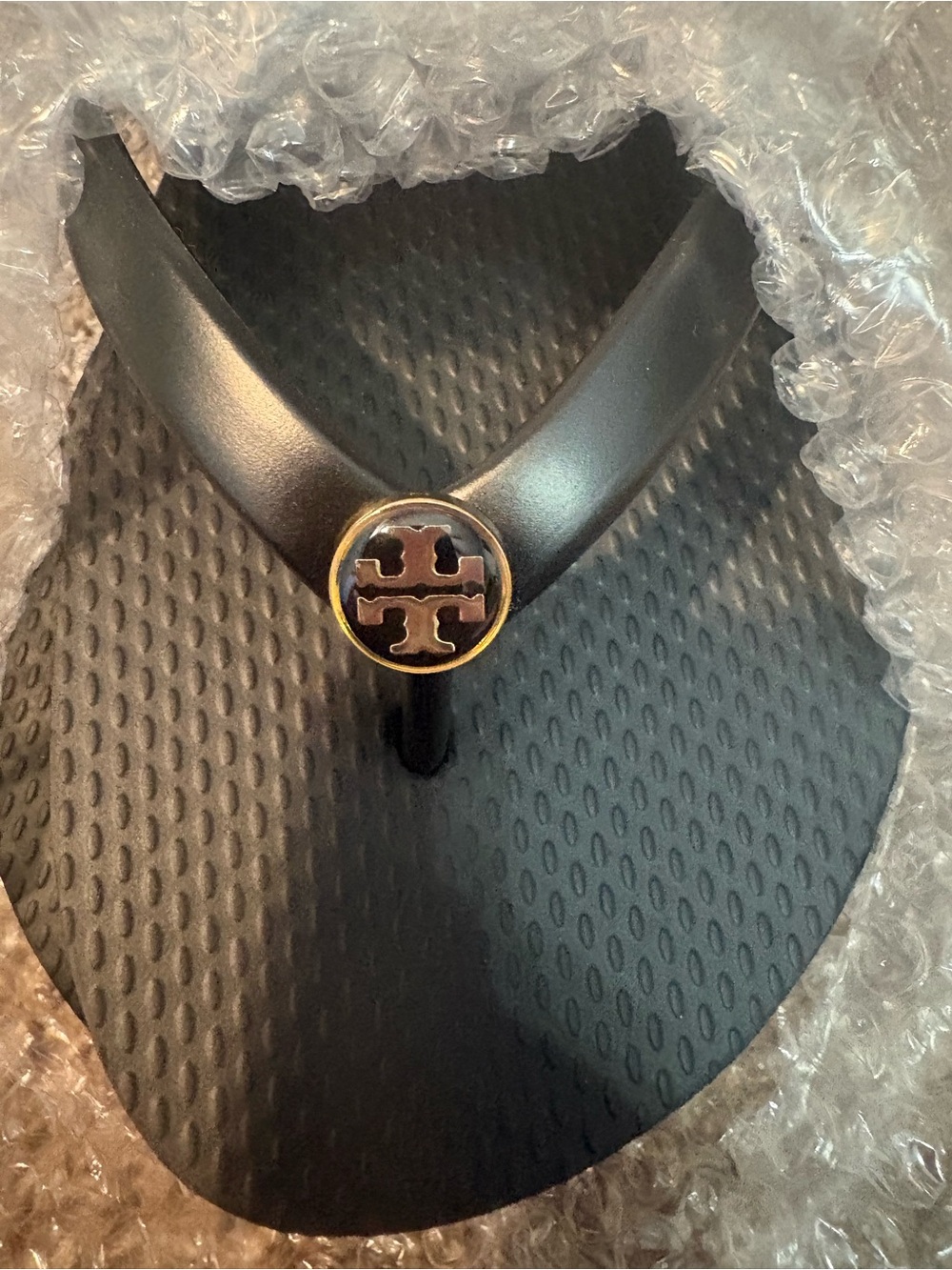 Tory Burch New Rare discontinued style gem logo Black sizes 6,7,8,9,10, - Picture 9 of 9